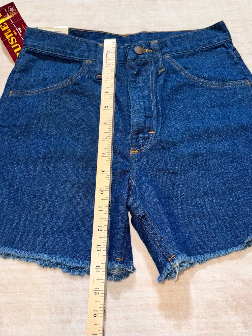 Rustler Indigo Denim Cutoff Shorts